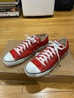 Vintage Converse All Star Red Men s Sneakers Size 11 5 Low-top Made In Usa