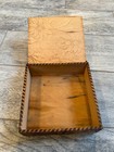 Antique Wizard Box L f  Grammes Original Pyrography Box 1900s Trinket Vintage