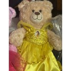 Build-a-bear Disney Princess Lot Belle Aurora Sleeping Beauty Plush Bears Gowns