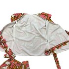 2pc Vtg 70 s Mod Pink Groovy Geometric Psychedelic Outfit Bell Bottom Gogo Suit