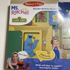 New Melissa   Doug Ms  Rachel Sesame Street Preschool Wooden Activity Board