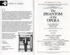 Colm Wilkinson  phantom Of The Opera  Teresa De Zarn 1993 Toronto Playbill Flyer