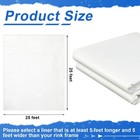 White Ice Rink Liner 6 Mil Ice Skating Rink For Backyard Ice Rink Liner Diy B   