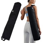 Yoga Mat Bag  Full Zip Exercise Yoga Mat Carrier Bag With Adjustable Strap  