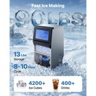 Uimoso 90 120 130 150 265 440lbs Commercial Ice Maker Undercounter Cube Machine