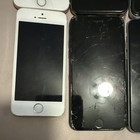As Is  apple Iphone Lot Of 6 Mixed Models colors Cracked Screens Parts Or Repair