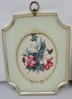Vintage 1950s Turner Wall Accessory Mid Century Modern Framed Floral Set