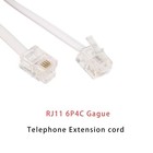 50 Feet Long Telephone Extension Cord Phone Cable Line Wire  With Standard Rj11