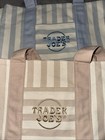 Nwt Trader Joe s Striped Mini Canvas Tote Bags Set Of 4 New With Tag