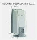 Provon Nxt  space Saver Dispenser  Push-style Wall Mount Gray 2115-06 Ships Fast