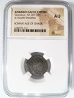 Victorinus Romano Gallic Empire Ngc Au Bi Double Denarius Ancient Roman Coin