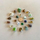 Genuine Beach Sea Bonfire Glass Unique Beautiful Colors Surf-tumbled Multi s 