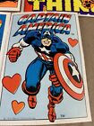 Complete 1979 Set 6 Vintage Marvel Hallmark Valentine Card Spiderman Htf Unused