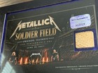 Metallica Soldier Field 2017 Concert Seat Relic Chicago Memorabilia Display
