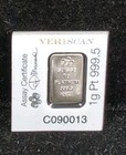 Pamp Suisse 1g Platinum Bar 0 9995 Fine Veriscan In Assay Card 8309
