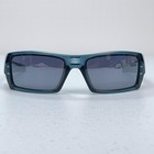 Oakley Gascan Sunglasses 03-481 Blue Smoke Clear Iridium 60-17