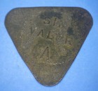 Rare Triangular El Salvador Trade Token - Sin Valor - No Circula -  91972193     