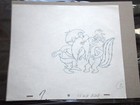 Daffy Duck   Porky Pig Meet The Groovie Goolies Original Production Cel Drawing