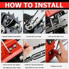 25 4cc Gas Top Handle Chainsaw With 12   Bar Chain 2-stroke Engine Cut Tree Wood