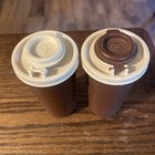 Tupperware Salt And Pepper Shakers 4 Pc Set Brown Waterproof Camping