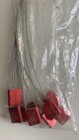 Uline   10-pack  Cable Seals - 1   16 X 12   Red
