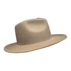 Wide Brim Fedora Hat Womens Beige Taupe Style Fashion Dressy Church
