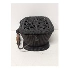 Antique Victorian Cast Iron Carriage Foot Warmer