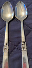 Set Of 4 Vintage Silver-plated Morning Star Community Oneida Teaspoons