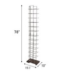Sswbasics Black Floor Standing Ball Cap Rack And Hat Display Rack - Retail Hat
