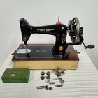 Superb 1954 Singer Hand Crank Sewing Machine 99k Fully Tested Sews A  Case 