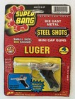 Super Bang Die Cast Mini Cap Guns Luger Derringer New Old Stock