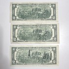 Lot Of 6  2 Dollar Bank Notes Bills Year 2003a   2013 Circulated Us Currency Two