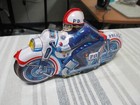 1960s Tin Japan Working Friction Motorcycle