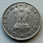 1956 India  1 2 Rupee Coin    Ashoka Lion    au  Condition