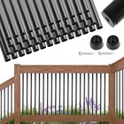 Deck Balusters Metal Deck Spindles 51 Pack 36 In Aluminum Alloy Railing