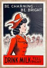 1939 National Dairy Council Drink Milk Group Milt Youngren
