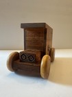 Vintage Wooden Toy Brinks Security Truck Bank 1980 Toy Stalgia Music Box Working