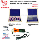 New Valve Seat Re Storation Grinder  230v 50hz  Small Kit Black   Decker Style