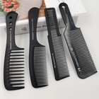 Black Flattop Hair Cutting Comb Wide Tooth Men Cut Hair Brush Professional Salon