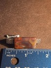 Vintage Men s  Tie Clip Natural Jasper agate Stone