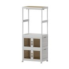 Mobile Wardrobe Large Capacity Clothes Organizer With Wheels For Home Storage l 