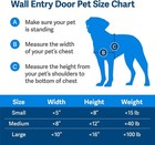 Petsafe Wall Entry Pet Door - Rust-free Telescoping Frame - Large 100lb Dog
