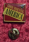 Rare 1975-1987 Issue Abc Good Morning America Lapel Pin Excellent Condition