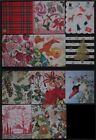 Christmas Decoupage 11-5  Paper Napkins- Winter Flowers Santa 1ea  Junk Journals