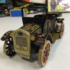 Line Mar Japan 5    Tin Friction Toy Car Classic Ford Jalopy Rolls Woise Friction