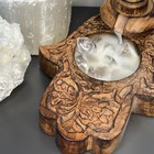 Hamsa Hand Backflow Incense Burner Wooden Spiritual Home Decor Reiki Shop Uk