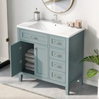 36  Bathroom Vanity With Sink Combo Bathroom Storage Cabinet With Drawers
