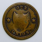 1863 Patriotic Civil War Token 108 201 Rarity 3 K563