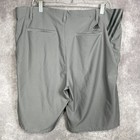 Adidas Shorts Mens 38 Gray 3 Stripe Elastic Waistband Coach Golf Outdoors Sports