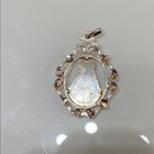 Silver Tone Crib Medal Of The Virgin Of Roc  o